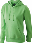 James & Nicholson – Ladies' Hooded Sweat hímzéshez és nyomtatáshoz