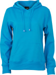 James & Nicholson – Ladies' Hooded Sweat hímzéshez és nyomtatáshoz