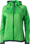 James & Nicholson – Ladies´ Hooded Fleece besticken lassen