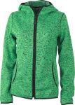 James & Nicholson – Ladies´ Knitted Fleece Hoody for embroidery