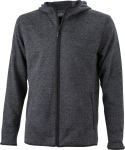 James & Nicholson – Men´s Knitted Fleece Hoody hímzéshez