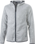 James & Nicholson – Men´s Knitted Fleece Hoody for embroidery