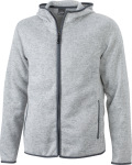 James & Nicholson – Men´s Knitted Fleece Hoody hímzéshez