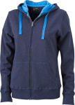 James & Nicholson – Ladies´ Hooded Jacket for embroidery and printing