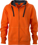 James & Nicholson – Men´s Hooded Jacket besticken und bedrucken lassen