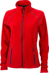 James & Nicholson – Ladies´ Structure Fleece Jacket for embroidery