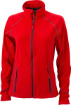 James & Nicholson – Ladies´ Structure Fleece Jacket besticken lassen