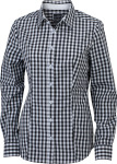 James & Nicholson – Ladies' Checked Blouse for embroidery and printing