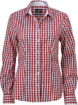 James & Nicholson – Ladies' Checked Blouse besticken und bedrucken lassen