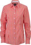 James & Nicholson – Ladies' Checked Blouse for embroidery and printing