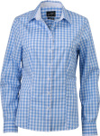 James & Nicholson – Ladies' Checked Blouse hímzéshez és nyomtatáshoz