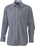 James & Nicholson – Men's Checked Shirt besticken und bedrucken lassen