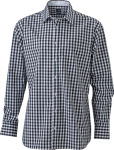 James & Nicholson – Men's Checked Shirt for embroidery and printing