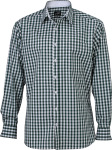 James & Nicholson – Men's Checked Shirt for embroidery and printing