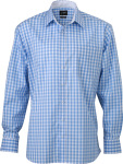 James & Nicholson – Men's Checked Shirt besticken und bedrucken lassen