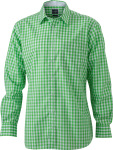 James & Nicholson – Men's Checked Shirt for embroidery and printing