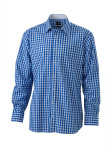 James & Nicholson – Men's Checked Shirt for embroidery and printing