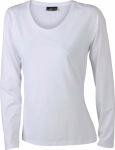 James & Nicholson – Ladies' Shirt Long-Sleeved Medium hímzéshez és nyomtatáshoz