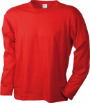 James & Nicholson – Men's Long-Sleeved Medium for embroidery and printing