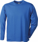 James & Nicholson – Men's Long-Sleeved Medium for embroidery and printing