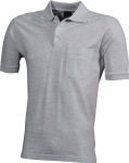 James & Nicholson – Men's Polo Pocket hímzéshez és nyomtatáshoz