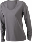 James & Nicholson – Ladies' Stretch Shirt Long-Sleeved hímzéshez és nyomtatáshoz