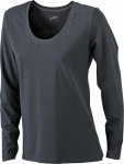 James & Nicholson – Ladies' Stretch Shirt Long-Sleeved besticken und bedrucken lassen