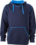 James & Nicholson – Men´s Lifestyle Hoody hímzéshez és nyomtatáshoz