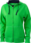 James & Nicholson – Ladies´ Lifestyle Zip-Hoody for embroidery and printing