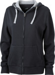 James & Nicholson – Ladies´ Lifestyle Zip-Hoody hímzéshez és nyomtatáshoz