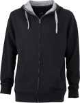 James & Nicholson – Men´s Lifestyle Zip-Hoody besticken und bedrucken lassen