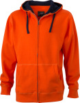 James & Nicholson – Men´s Lifestyle Zip-Hoody for embroidery and printing