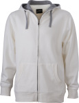 James & Nicholson – Men´s Lifestyle Zip-Hoody hímzéshez és nyomtatáshoz