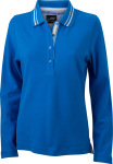 James & Nicholson – Ladies' Polo Long-Sleeved besticken und bedrucken lassen