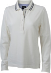 James & Nicholson – Ladies' Polo Long-Sleeved for embroidery and printing