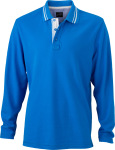 James & Nicholson – Men's Polo Long-Sleeved for embroidery and printing