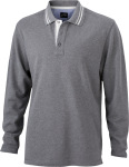 James & Nicholson – Men's Polo Long-Sleeved for embroidery and printing