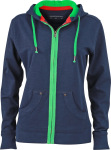 James & Nicholson – Ladies´ Urban Hooded Sweat Jacket besticken und bedrucken lassen