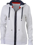 James & Nicholson – Ladies´ Urban Hooded Sweat Jacket besticken und bedrucken lassen