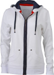 James & Nicholson – Ladies´ Urban Hooded Sweat Jacket besticken und bedrucken lassen