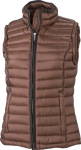 James & Nicholson – Ladies' Quilted Down Vest for embroidery