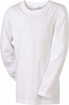 James & Nicholson – Junior Shirt Long-Sleeved Medium hímzéshez és nyomtatáshoz