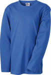 James & Nicholson – Junior Shirt Long-Sleeved Medium for embroidery and printing