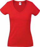 Fruit of the Loom – Lady-Fit Valueweight V-Neck T for embroidery and printing