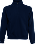 Fruit of the Loom – New Zip Neck Sweat hímzéshez és nyomtatáshoz