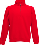 Fruit of the Loom – New Zip Neck Sweat for embroidery and printing