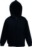 Fruit of the Loom – Kids Hooded Sweat-Jacket for embroidery and printing