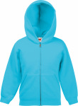 Fruit of the Loom – Kids Hooded Sweat Jacket hímzéshez és nyomtatáshoz