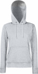 Fruit of the Loom – Lady-Fit Hooded Sweat besticken und bedrucken lassen