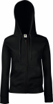 Fruit of the Loom – Lady-Fit Hooded Sweat Jacket for embroidery and printing